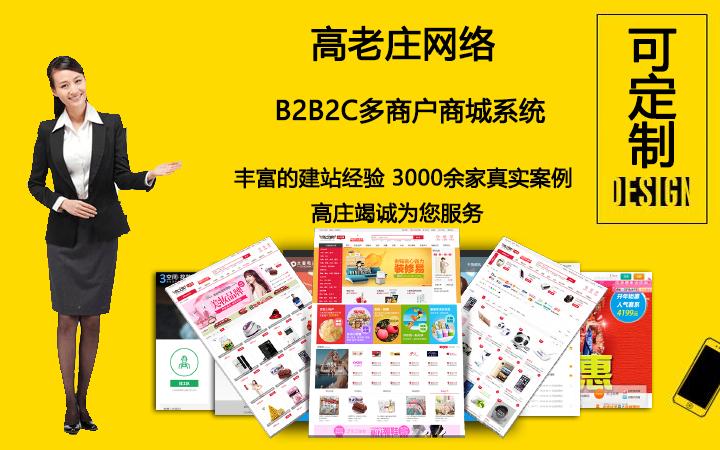 【电商网站】小京东 商城开发|模板网站建设推广|b2b2c|-【高老庄旗舰